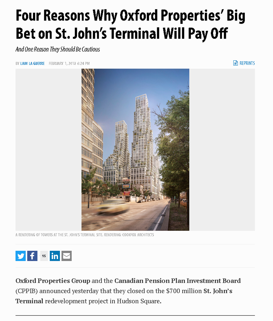 Four Reasons Why Oxford Properties’ Big Bet on St. John’s Terminal Will Pay Off part 1
