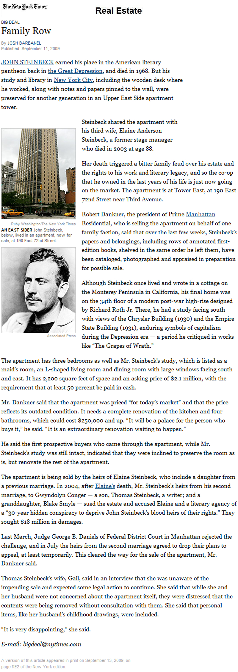 John Steinbeck Home For Sale part 1
