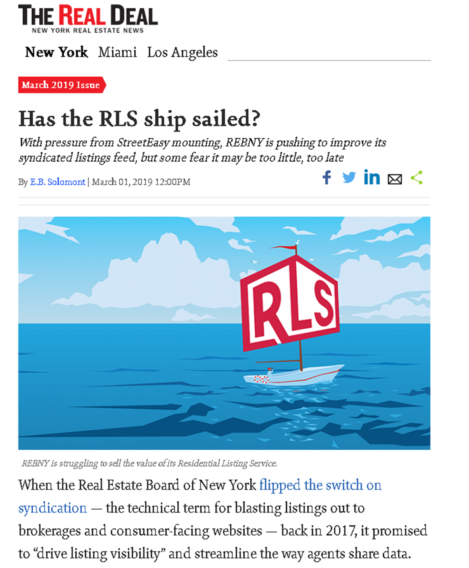 Has the RLS ship sailed? part 1